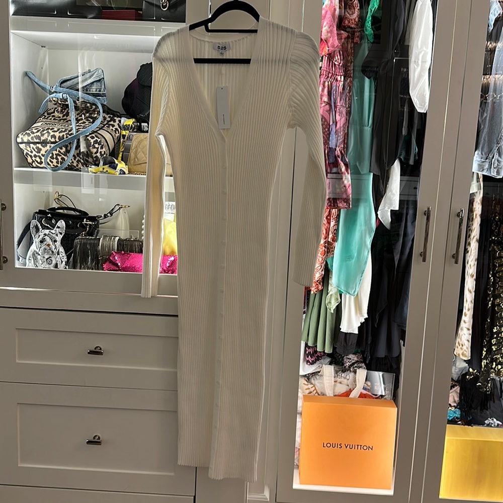 White Sweater Dress